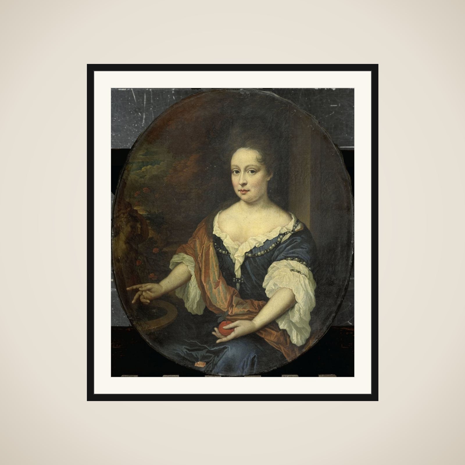 Judith Allijn (d 1702), Wife of Harmen Lijnslager framed