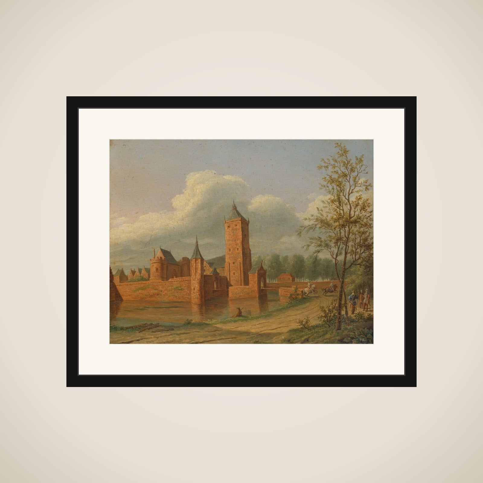 Batestein Castle near Vianen framed