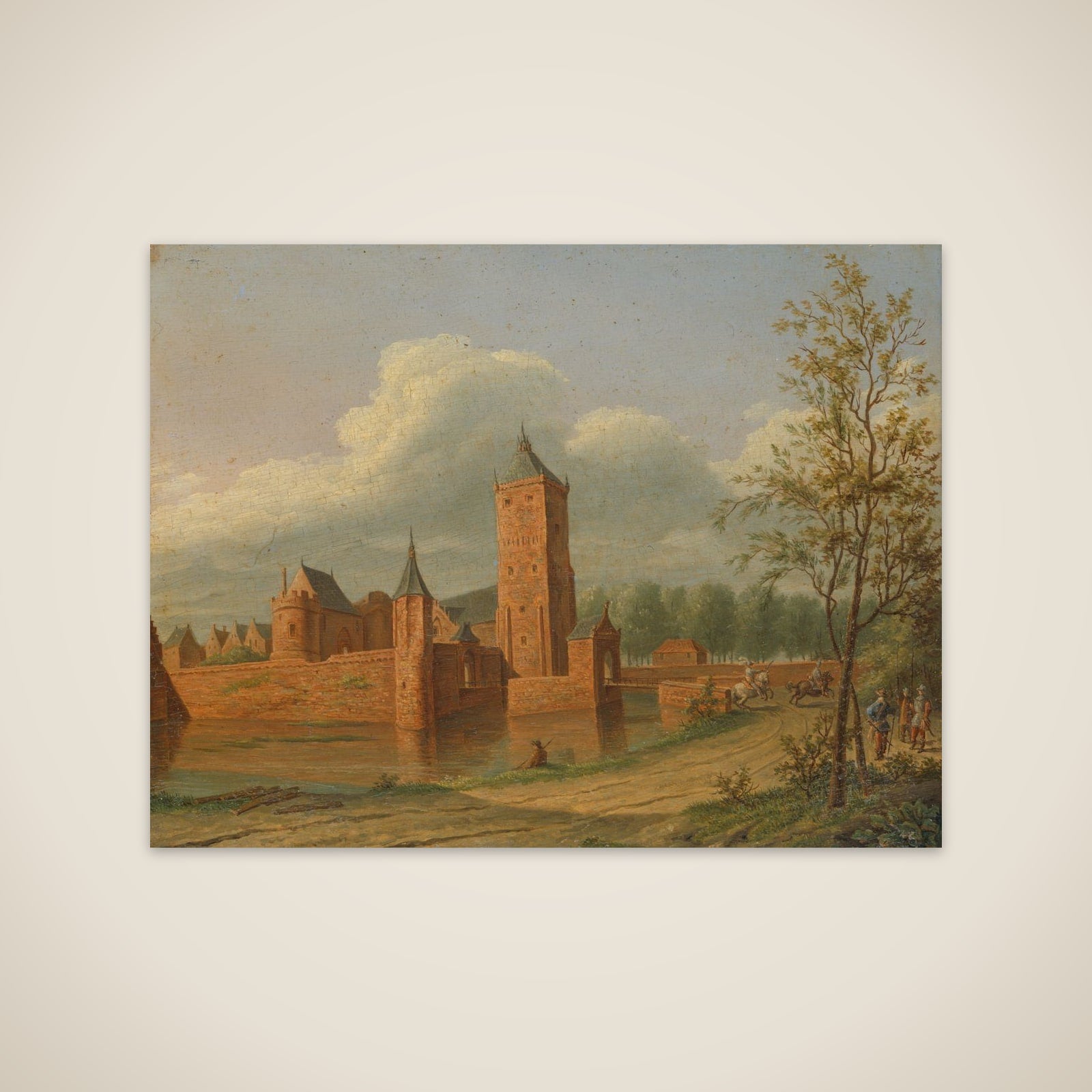 Batestein Castle near Vianen unframed print