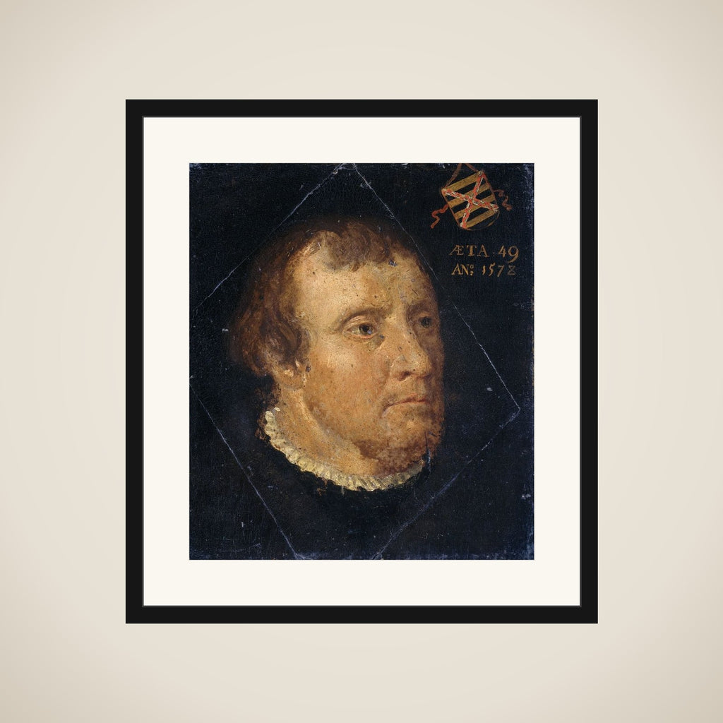 Portrait of Willem Ploos van Amstel, Bailiff of Loosdrecht framed