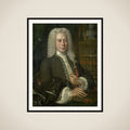 Portrait of an Historian framed
