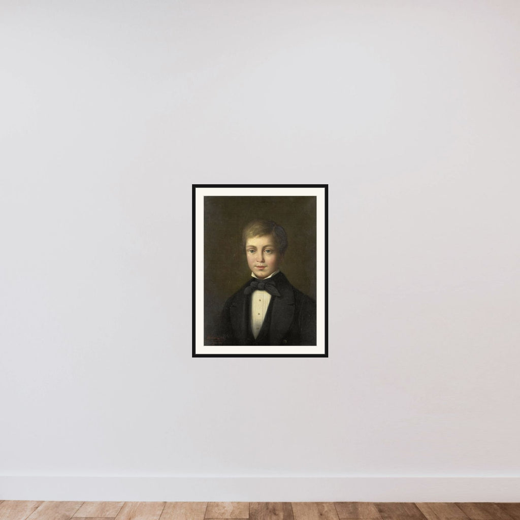 Jacob van Eeghen (1818-34). Op twaalfjarige leeftijd framed — shown to scale