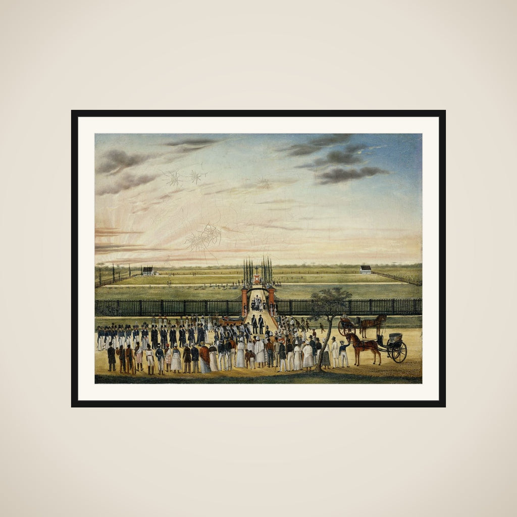 The Burial of Father Joannes Vitus Janssen (1803-43) at Paramaribo framed