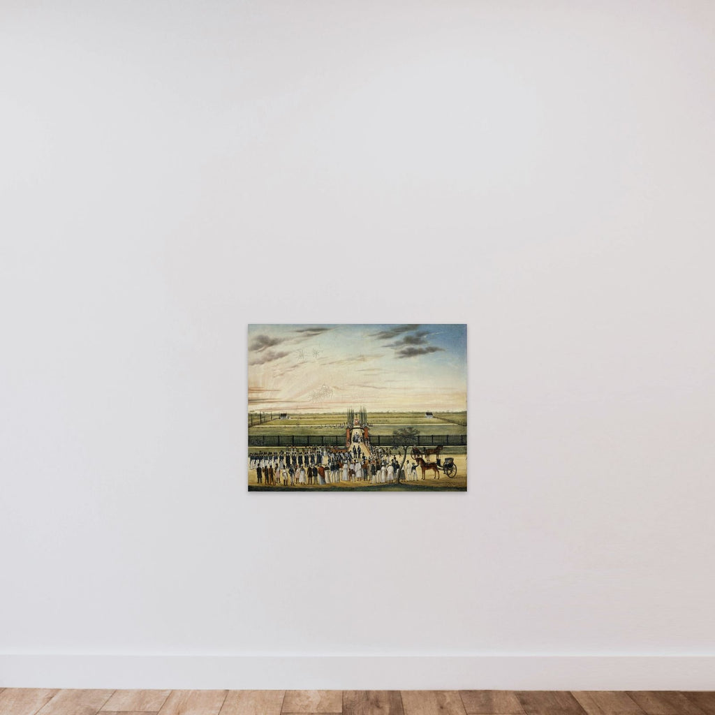 The Burial of Father Joannes Vitus Janssen (1803-43) at Paramaribo unframed — shown to scale