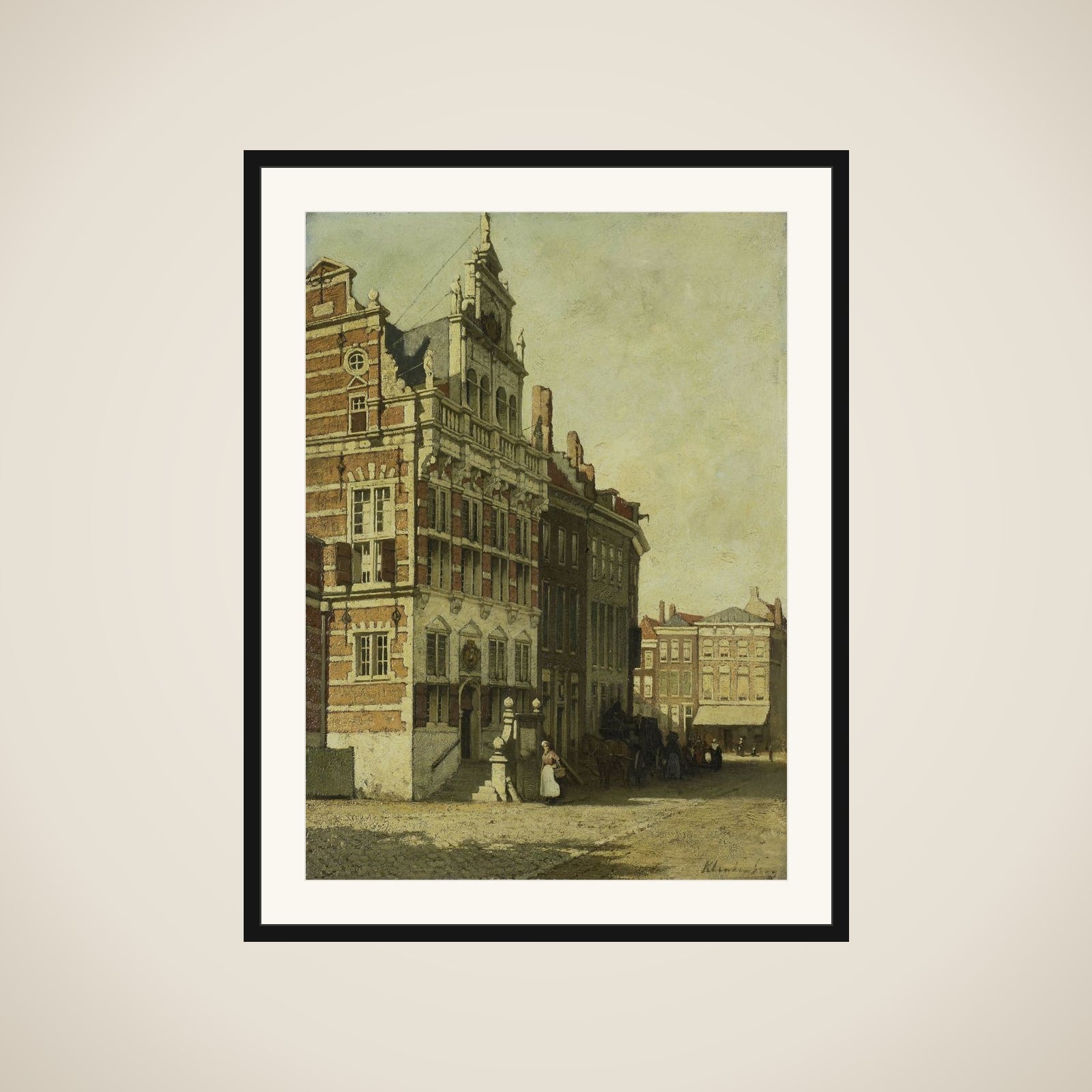 The Town Hall, The Hague framed