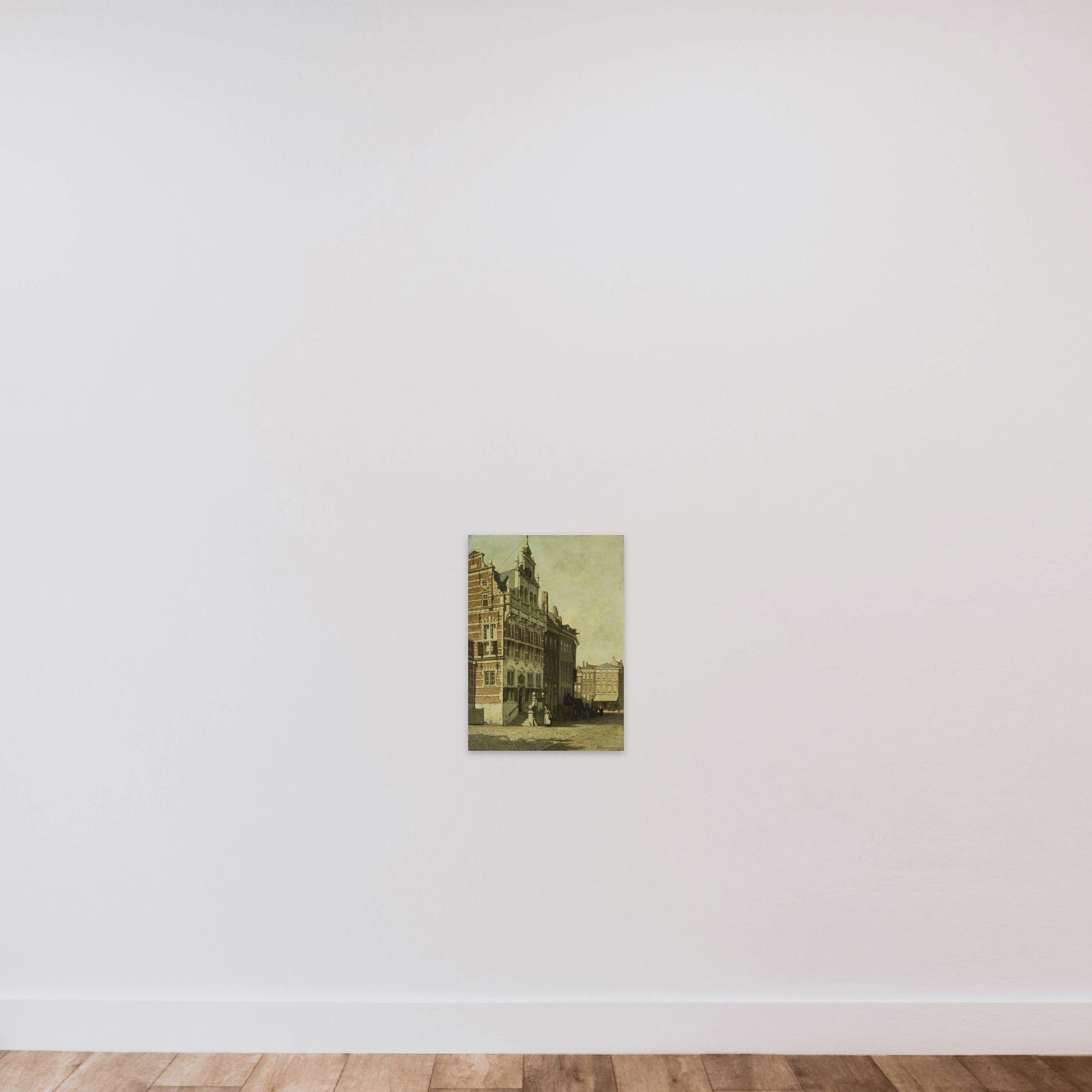 The Town Hall, The Hague unframed — shown to scale