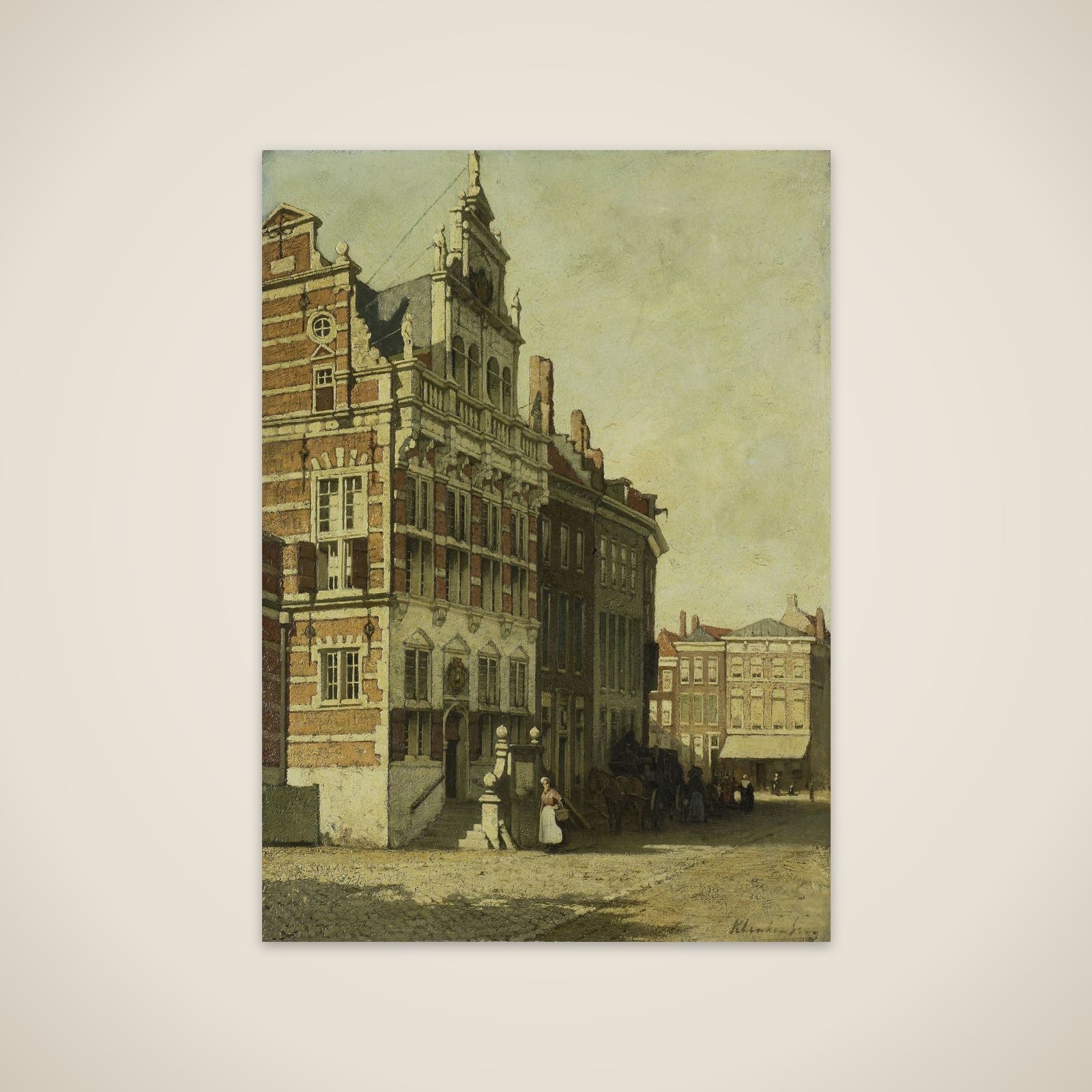 The Town Hall, The Hague unframed print