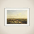 Distant View with a Village framed