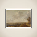 Panorama in the Countryside Around Kleve framed