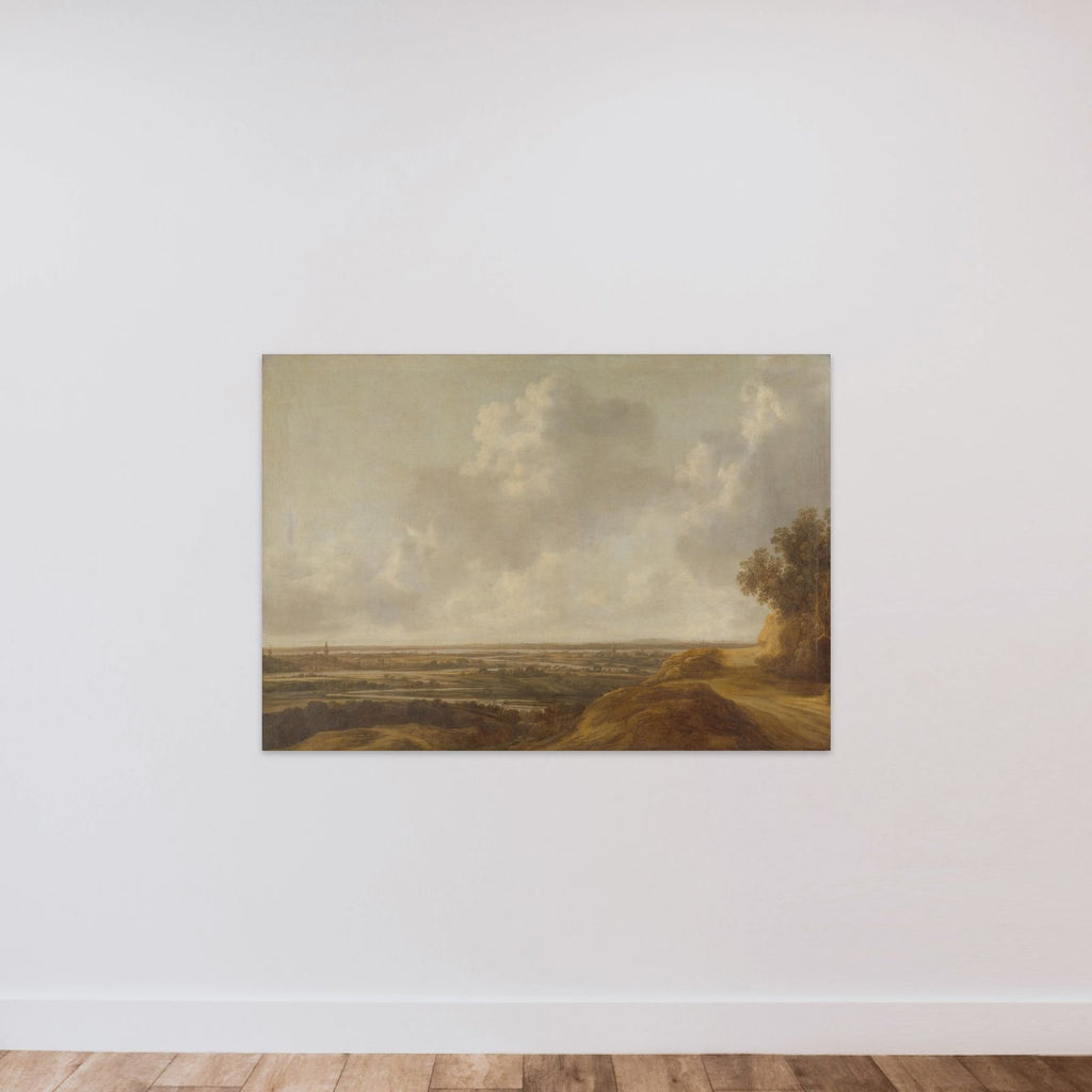 Panorama in the Countryside Around Kleve unframed — shown to scale