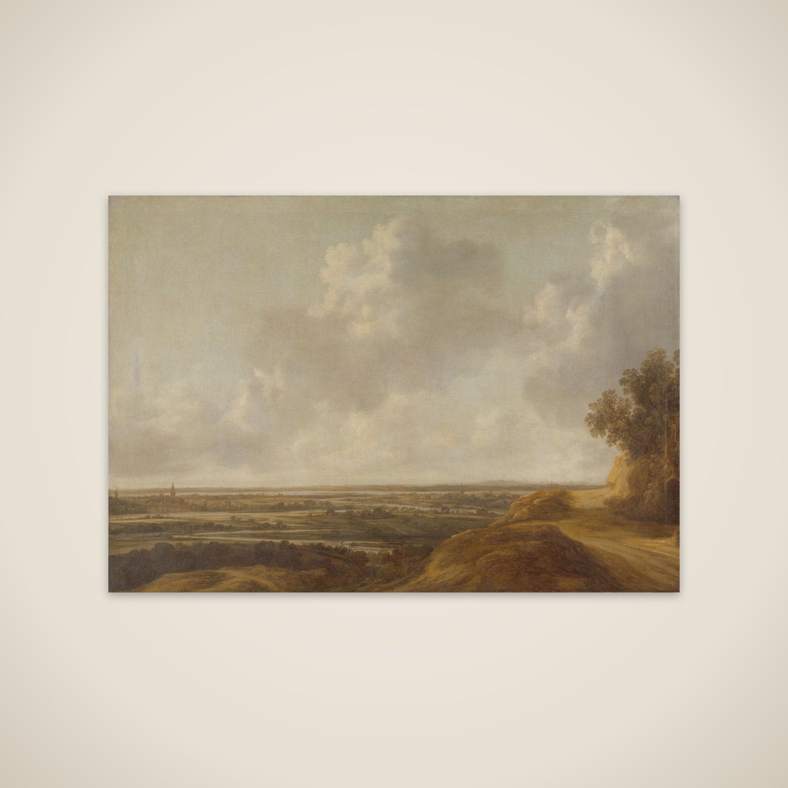 Panorama in the Countryside Around Kleve unframed print