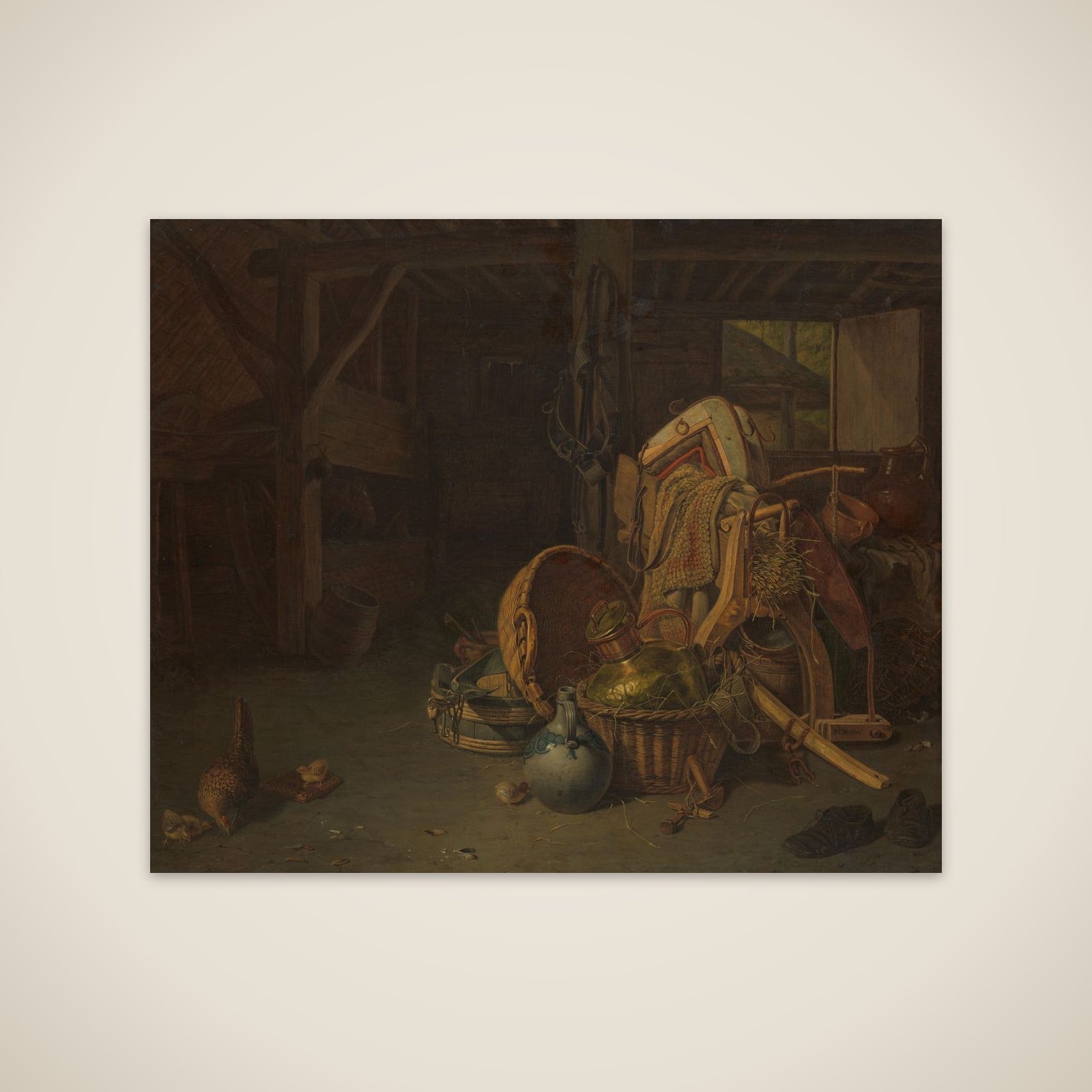 Still Life in a Stable unframed print