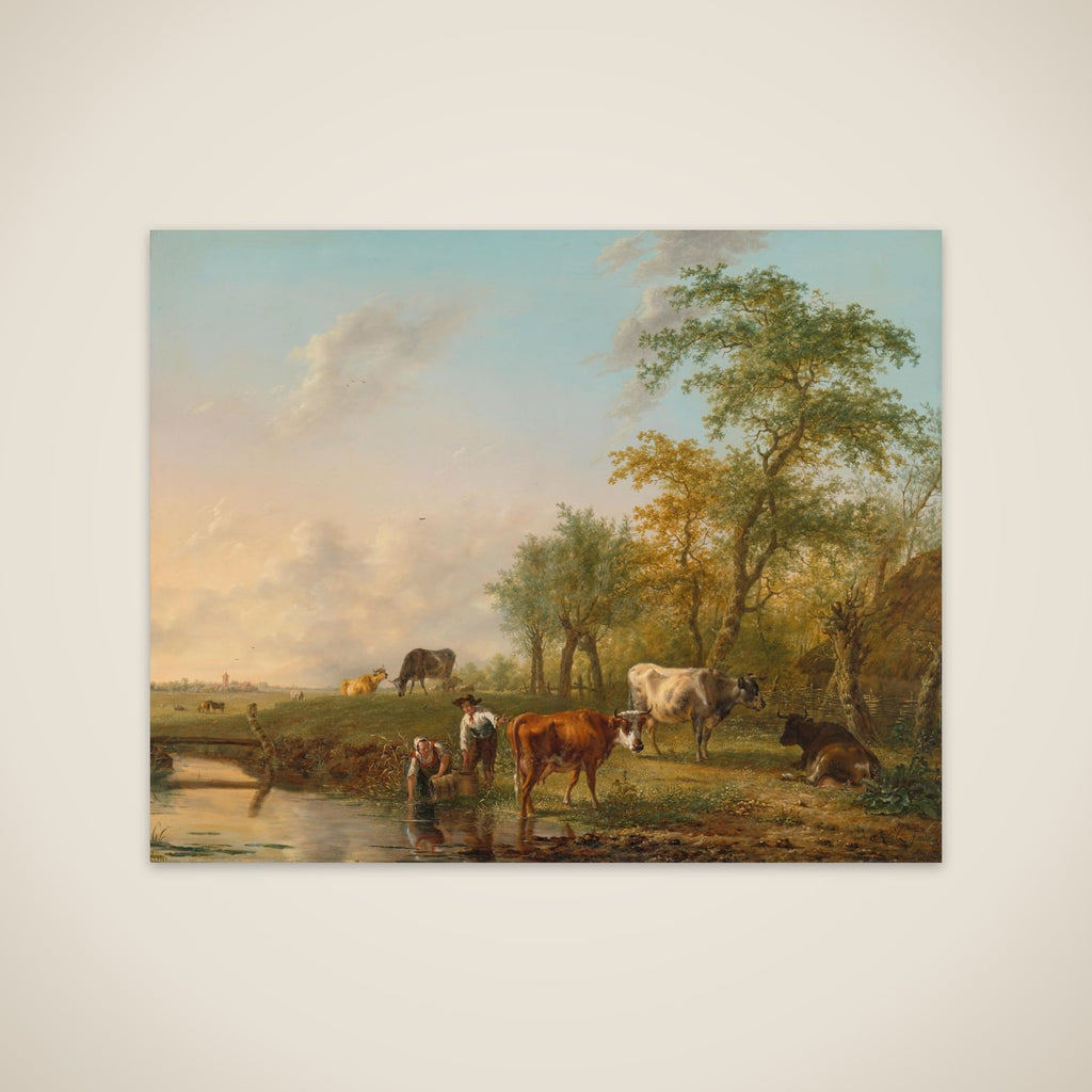 Landscape with Cattle unframed print