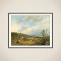 Landscape with a Rainstorm Threatening framed