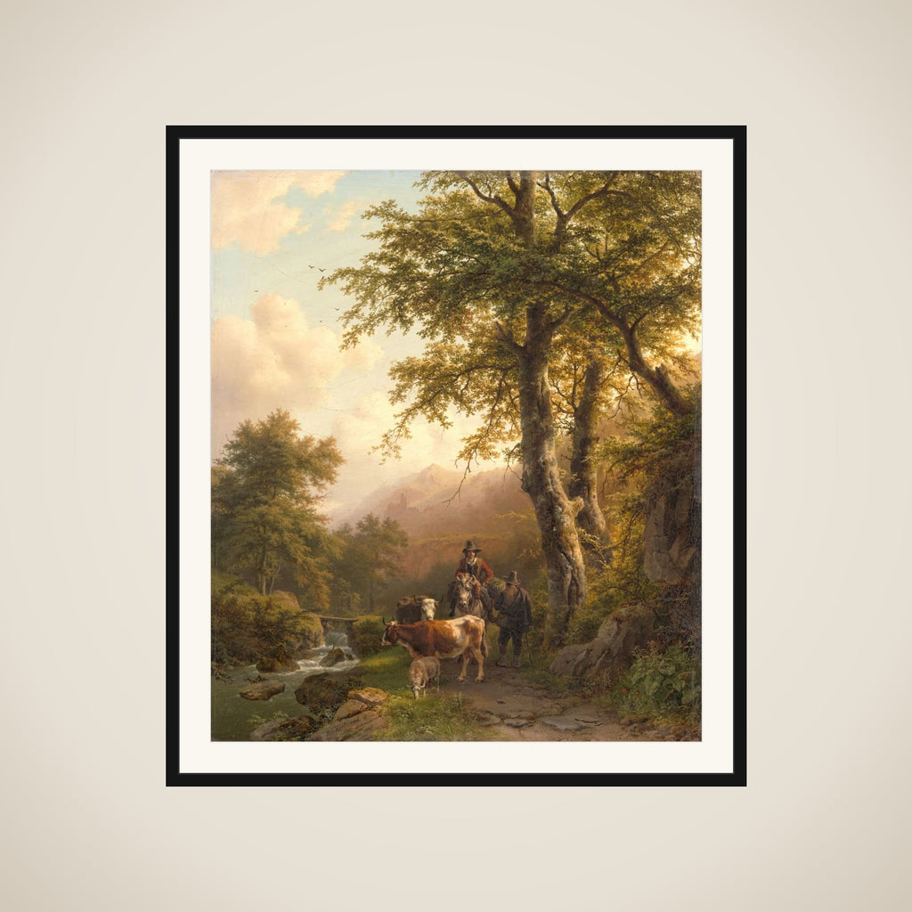 Italian Landscape framed
