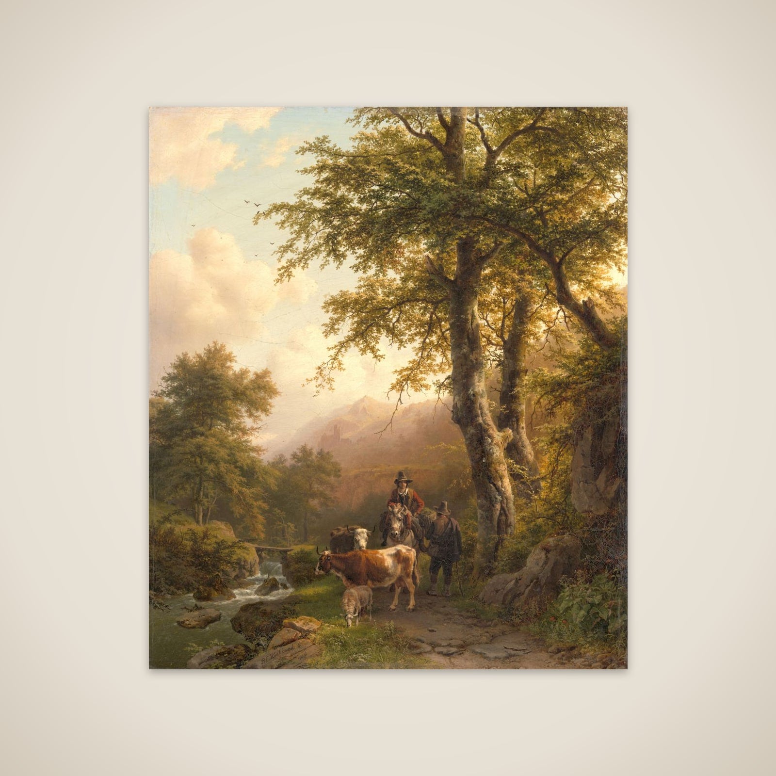 Italian Landscape unframed print
