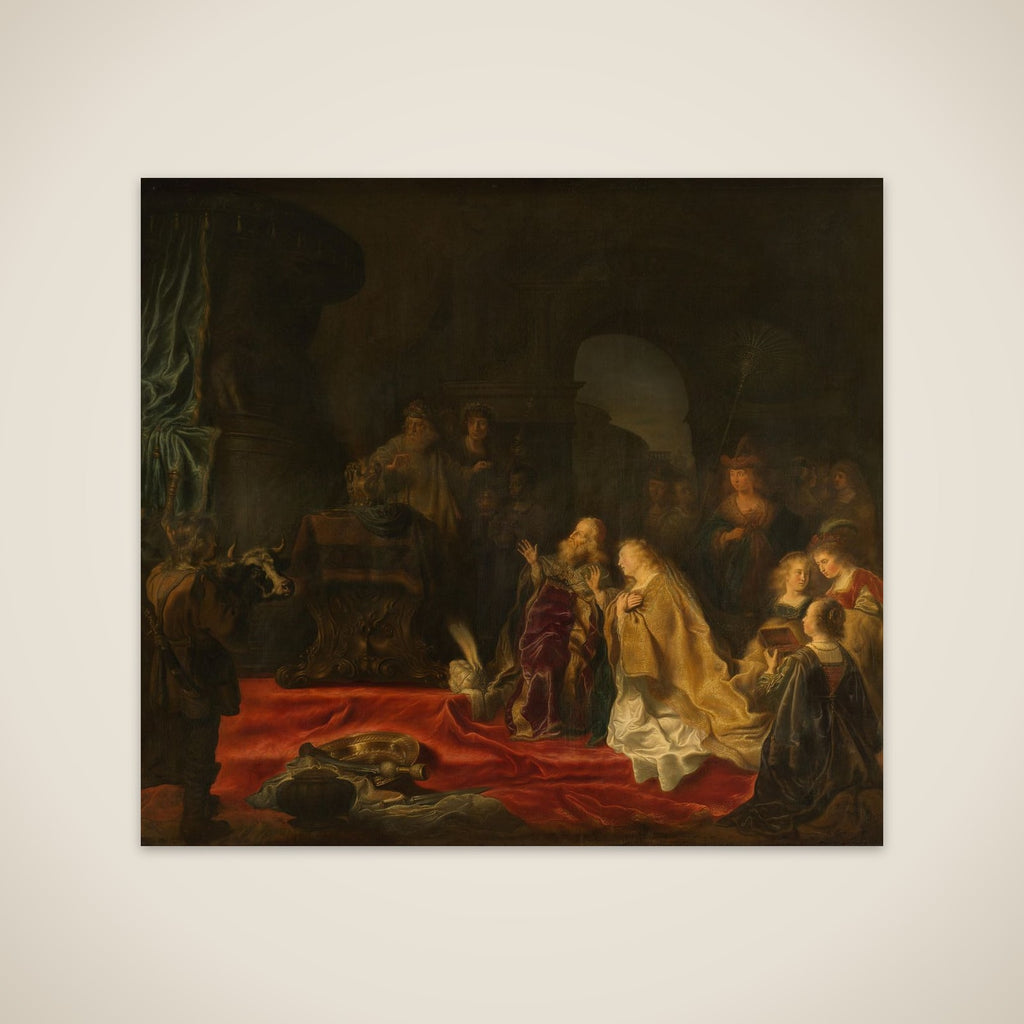 The Idolatry of King Solomon unframed print