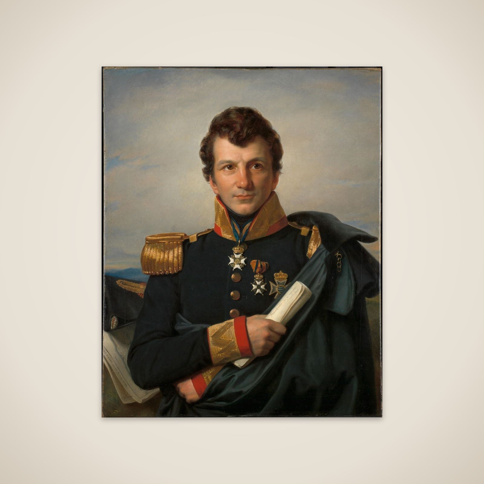 Count Johannes van den Bosch (1780-1844), Governor-general of the Dutch East Indies, Colonial Minister unframed print