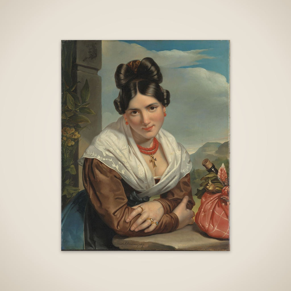 Girl Resting unframed print