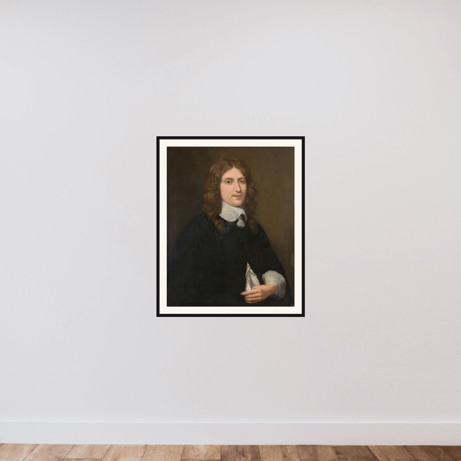 Guilliaam van Bleyswijk (1621-1701) framed — shown to scale