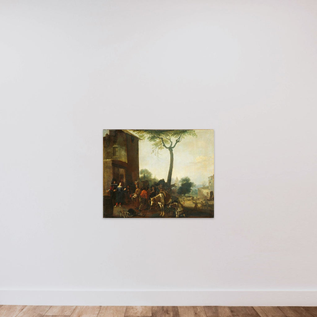 Harvesting the Vines unframed — shown to scale
