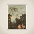 Decoration for a Room in the House of Jacob de Flines in Amsterdam framed