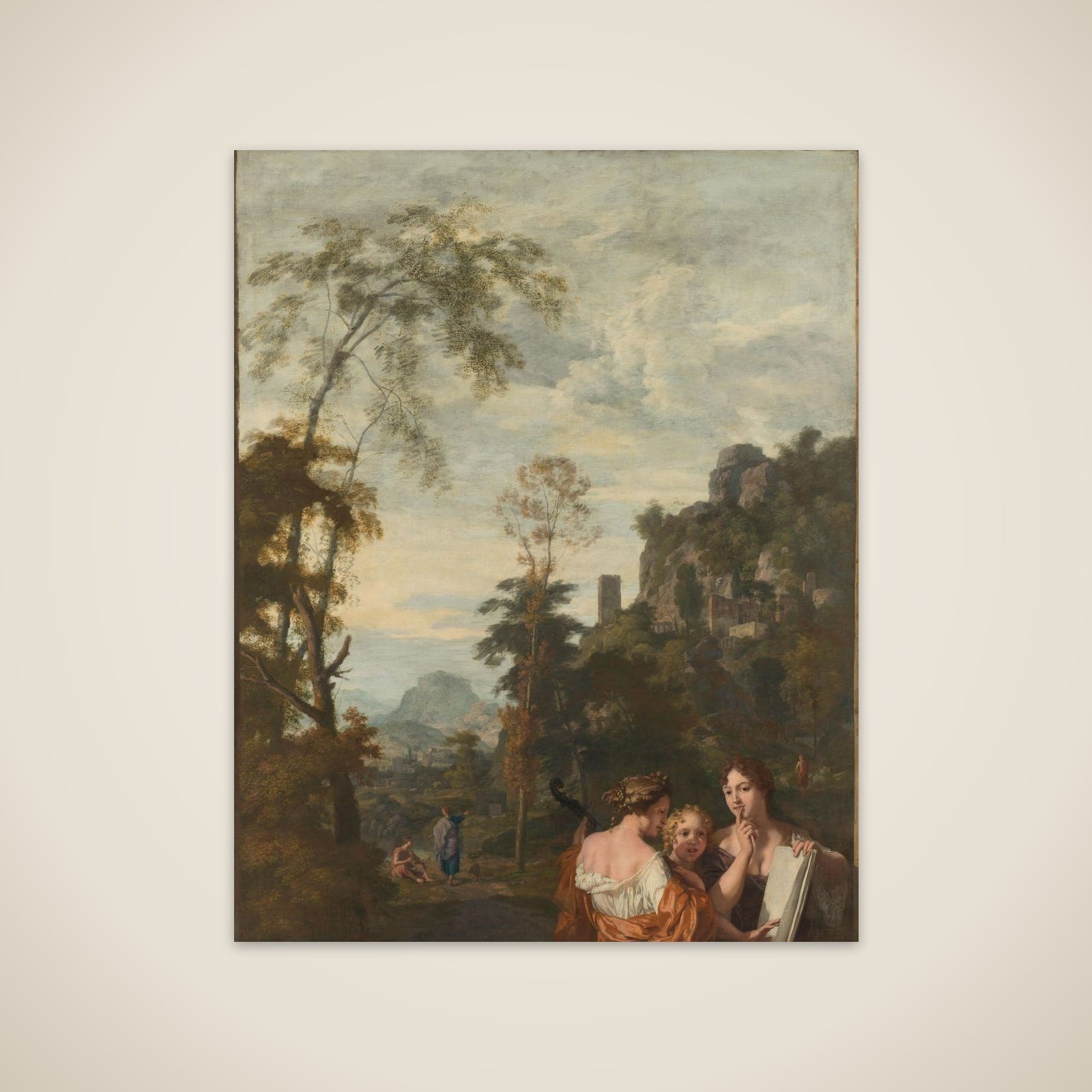 Decoration for a Room in the House of Jacob de Flines in Amsterdam unframed print