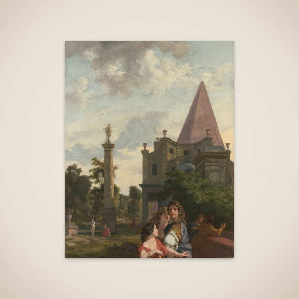 Decoration for a Room in the House of Jacob de Flines in Amsterdam unframed print