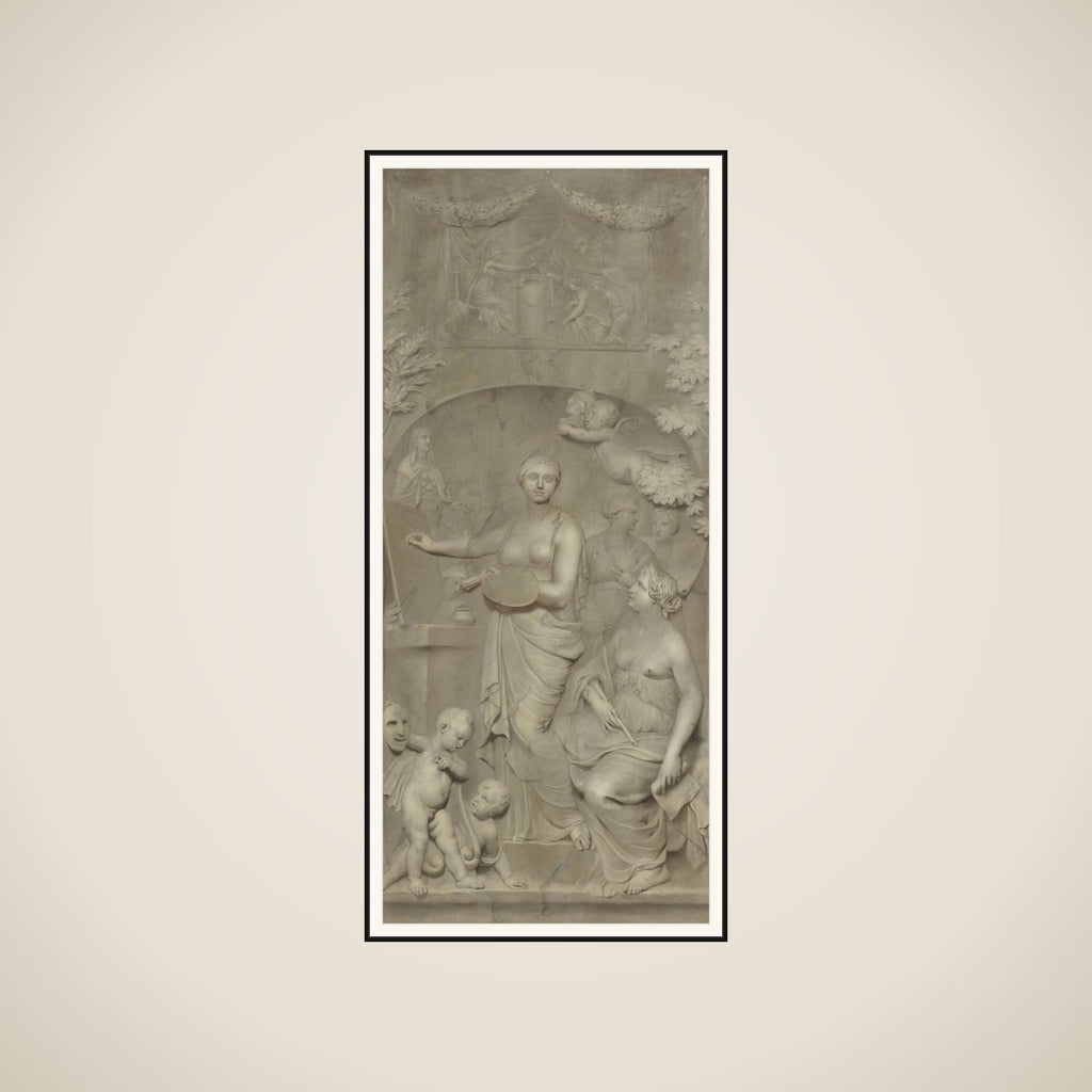 Allegory of the Arts framed
