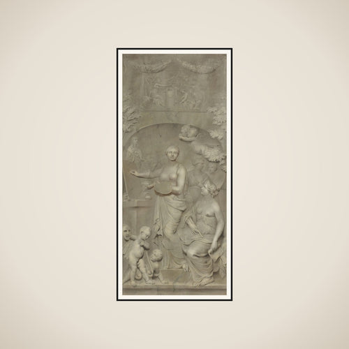 Allegory of the Arts framed