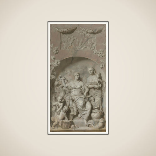 Allegory of Riches framed