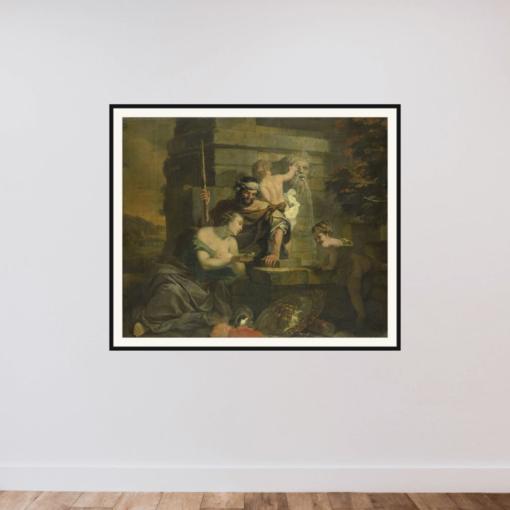 Granida and Daiphilo framed — shown to scale