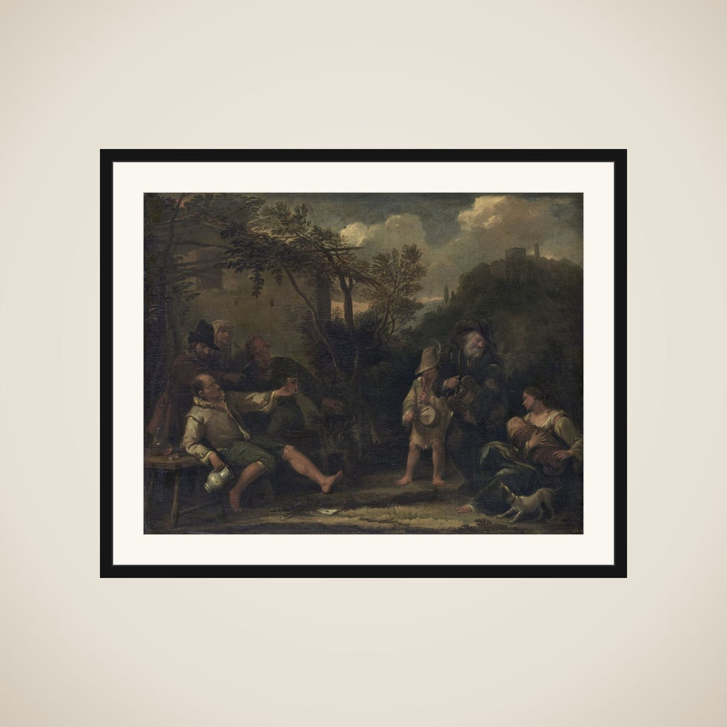 Merry Company framed