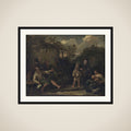 Merry Company framed