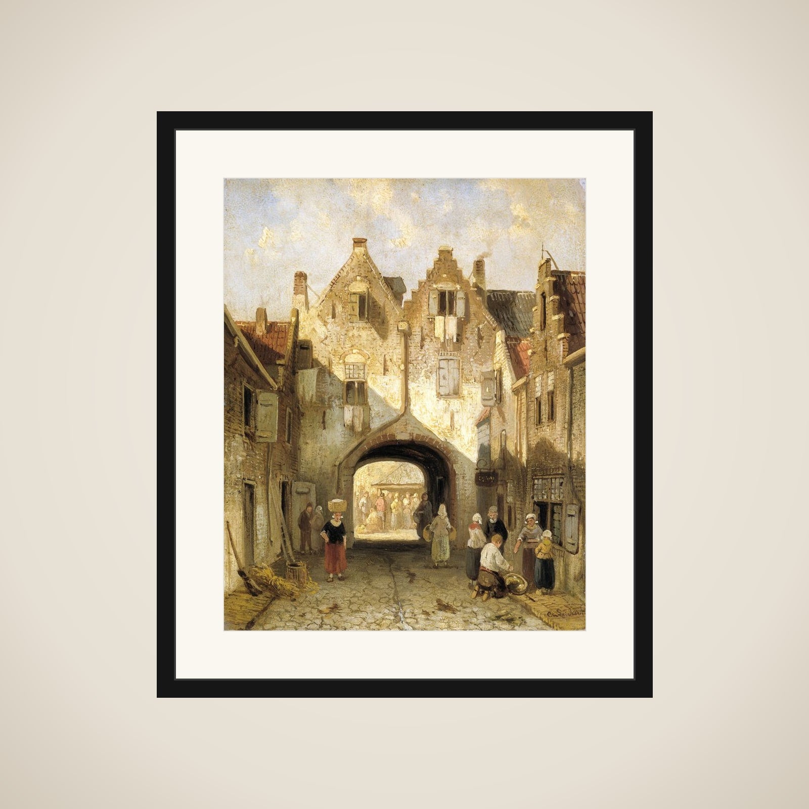 The Old Gate framed