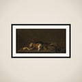 Still Life with Suckling-Pig Skulls framed