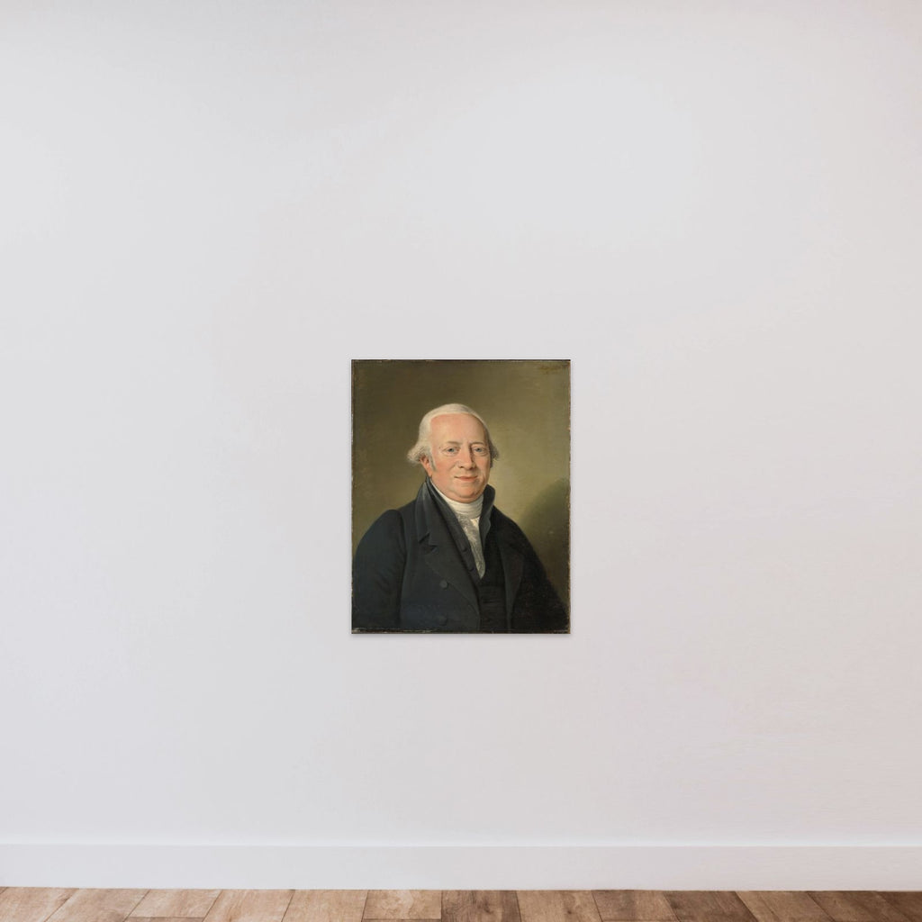 Cornelis Sebille Roos (1754-1820), Amsterdam Art Dealer and Keeper of the Nationale Konst-Gallery in Huis ten Bosch, The Hague unframed — shown to scale