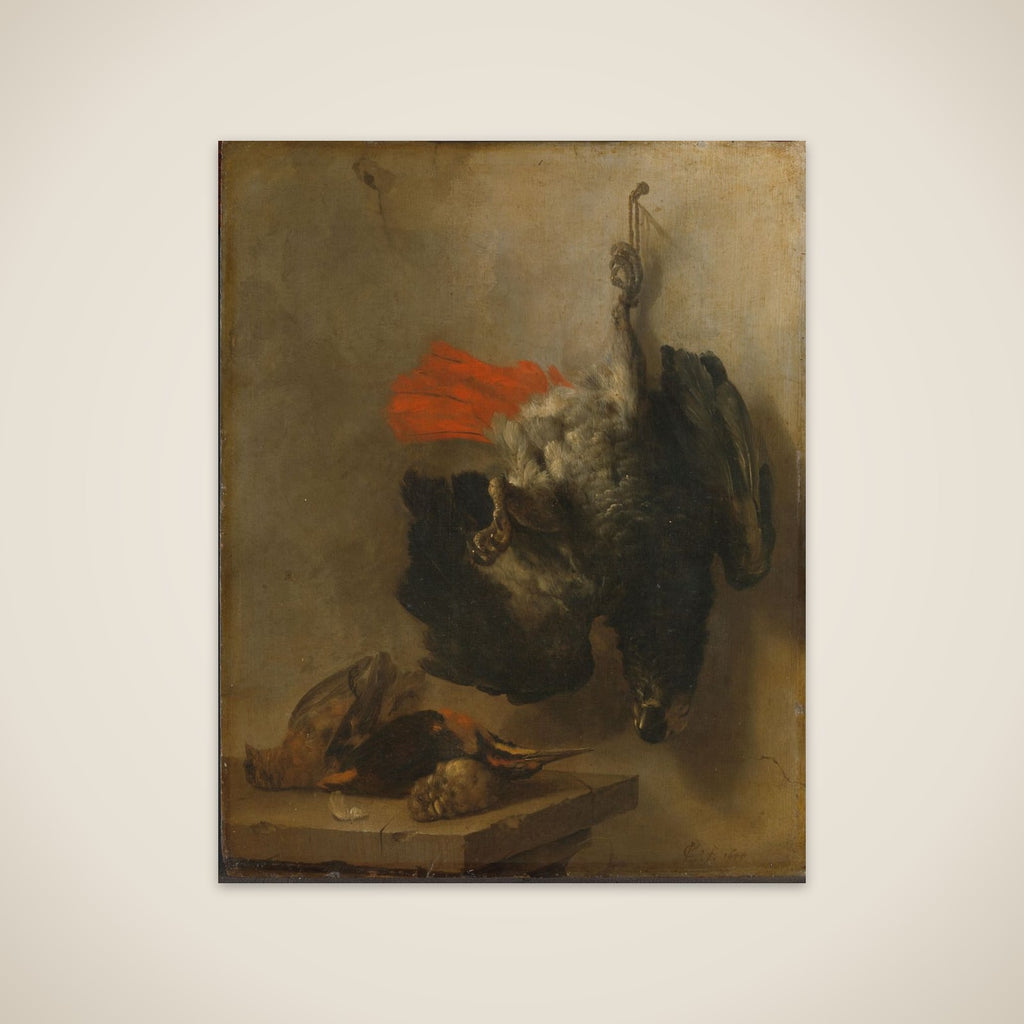 Still Life with Parrot and Snipes unframed print