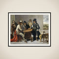 The Dice Shooters framed