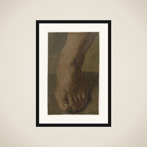 A Left Foot framed
