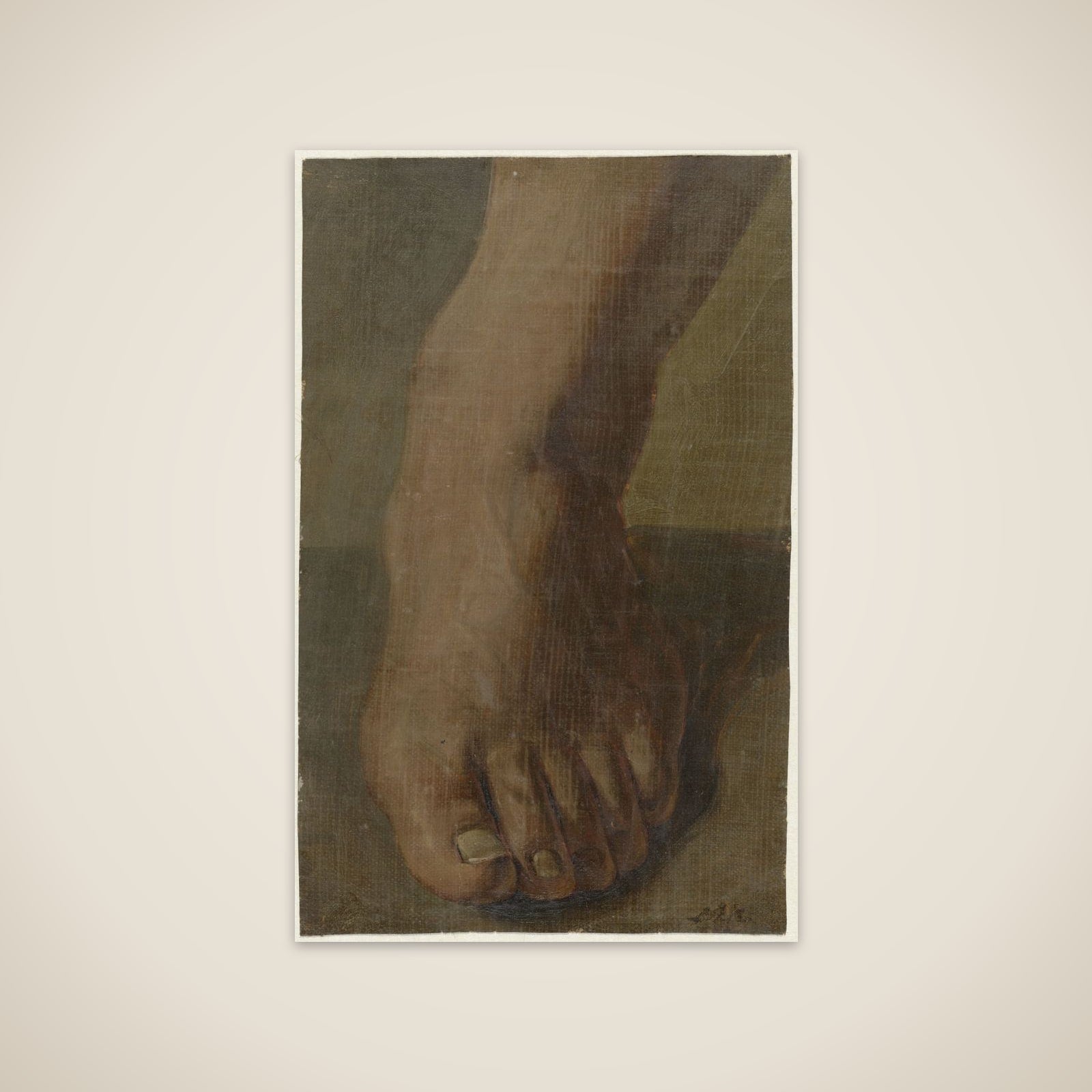 A Left Foot unframed print