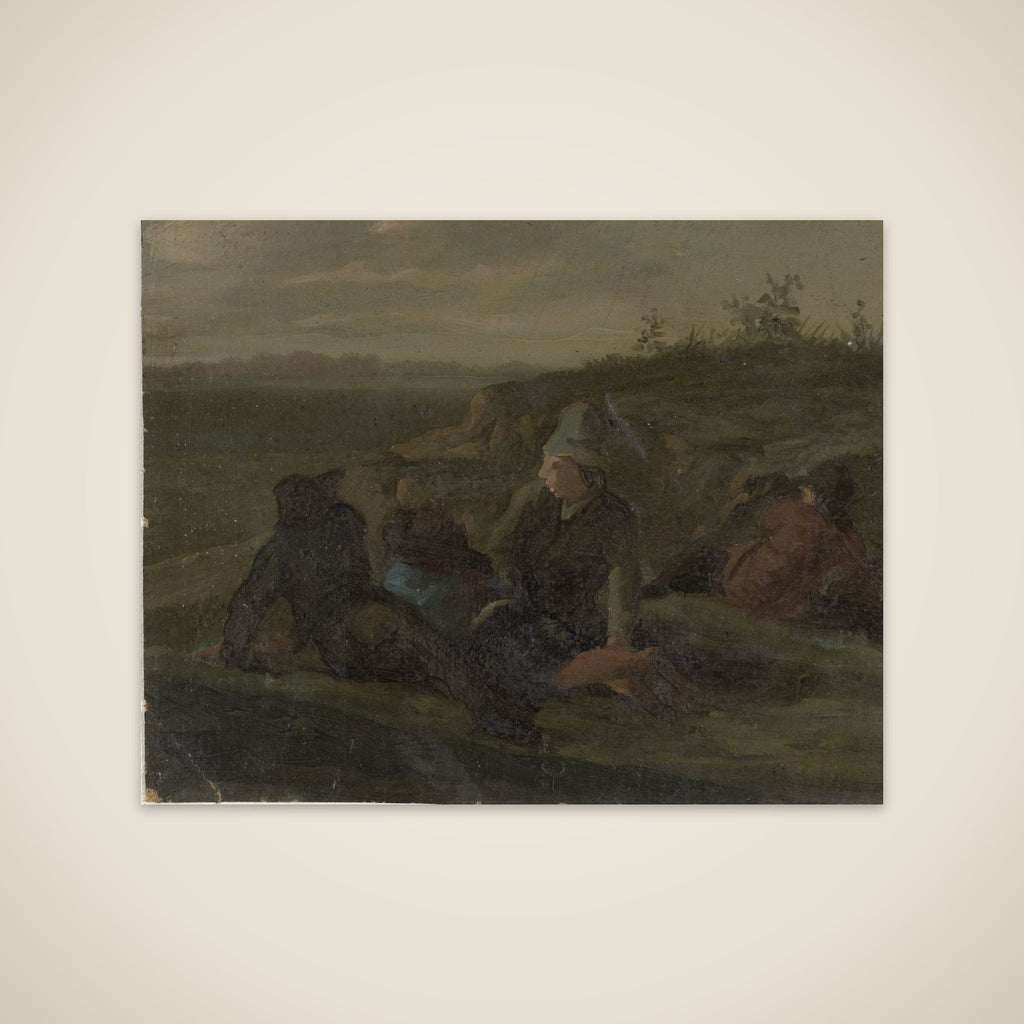 Peasants Resting in a Meadow unframed print