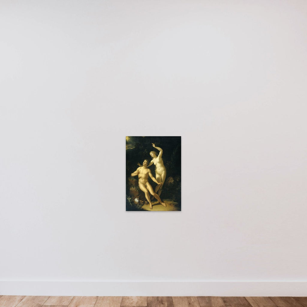 God Holds Adam and Eve Responsible unframed — shown to scale