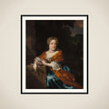 Portrait of Petronella Dunois framed