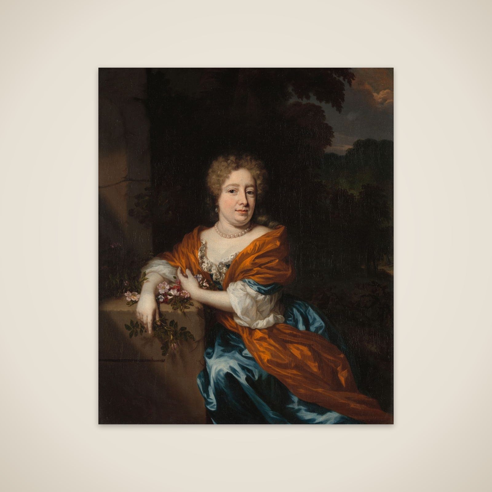Portrait of Petronella Dunois unframed print