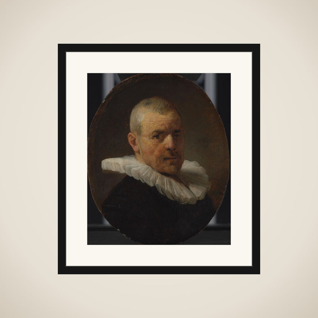Portrait of Jan Willemsz van der Pluym framed