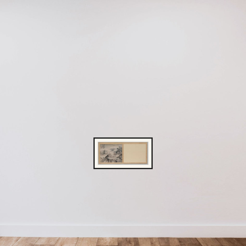 Schildering framed — shown to scale