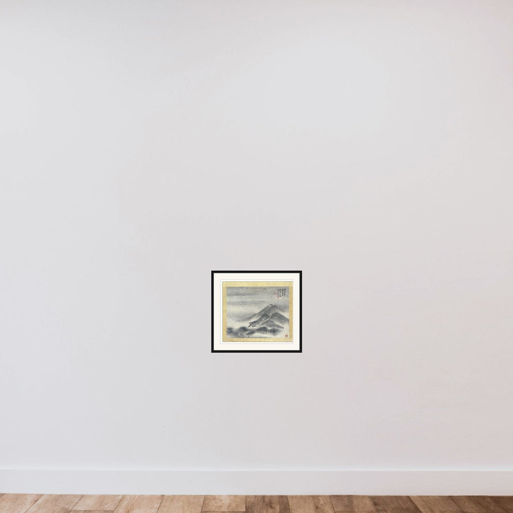 Schildering framed — shown to scale