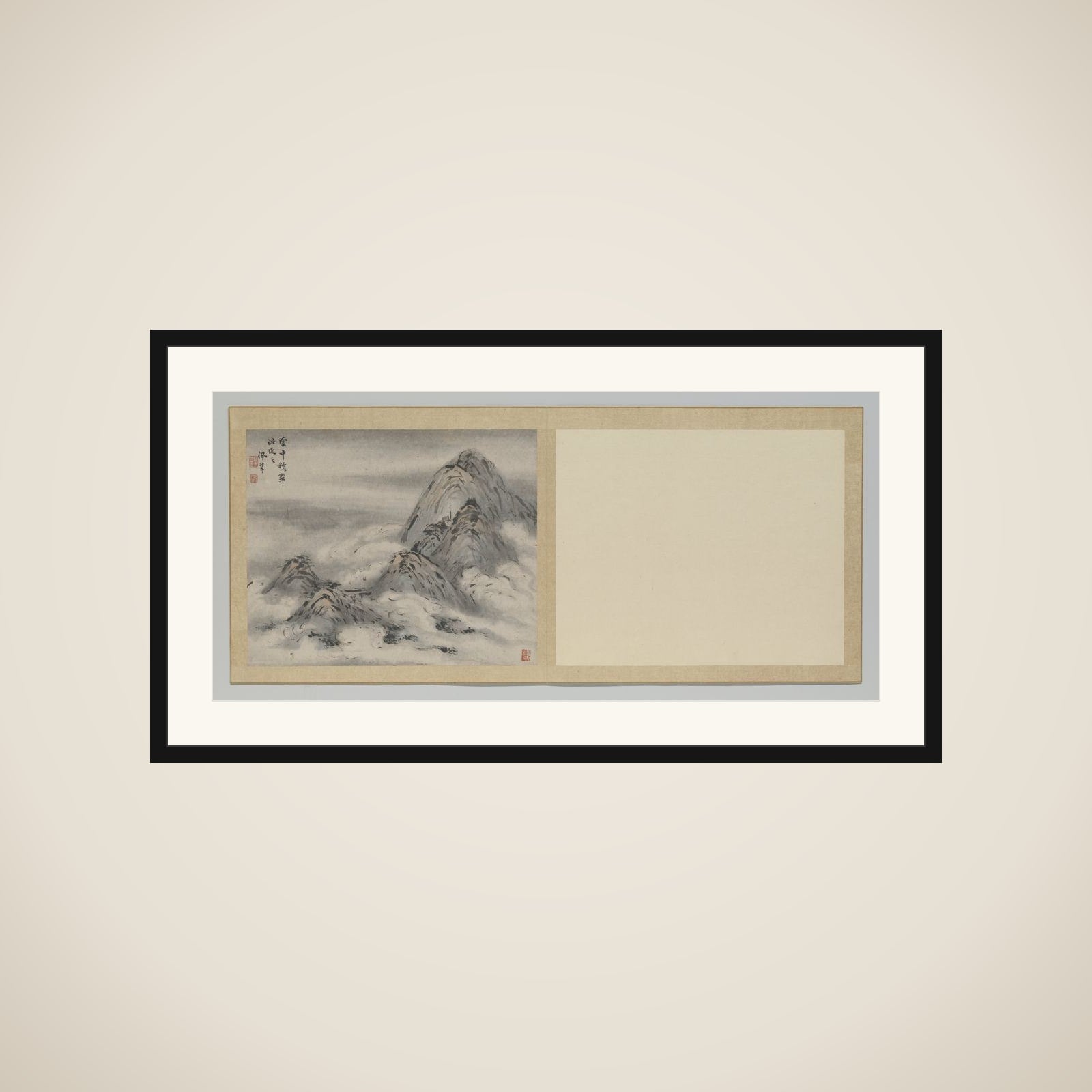Schildering framed