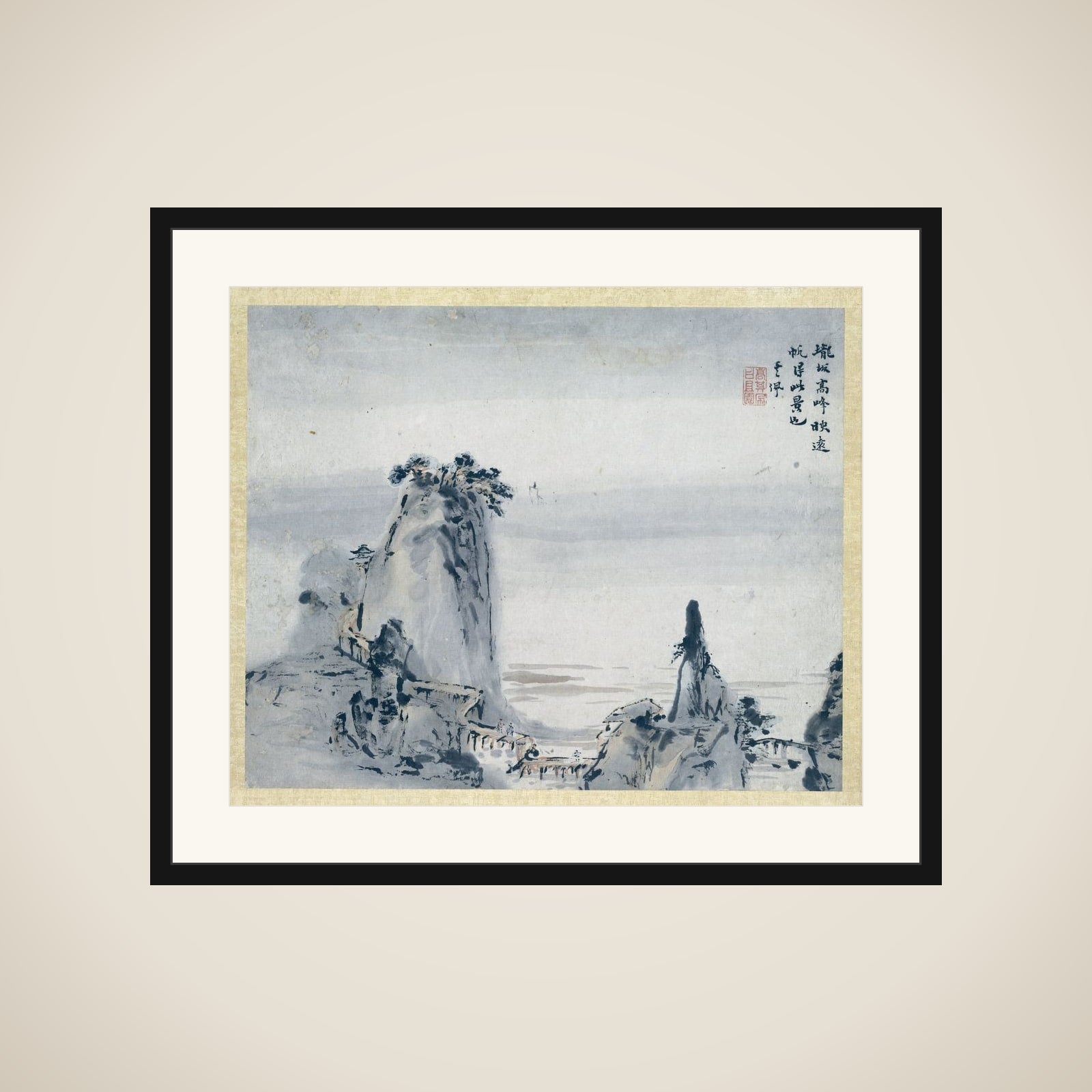 Schildering framed